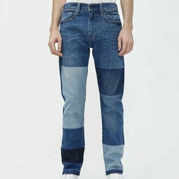 LEVI'S 30 X34 NWT Made & Crafted Patchwork Selvedge Jeans NWT W31 - Picture 6 of 13